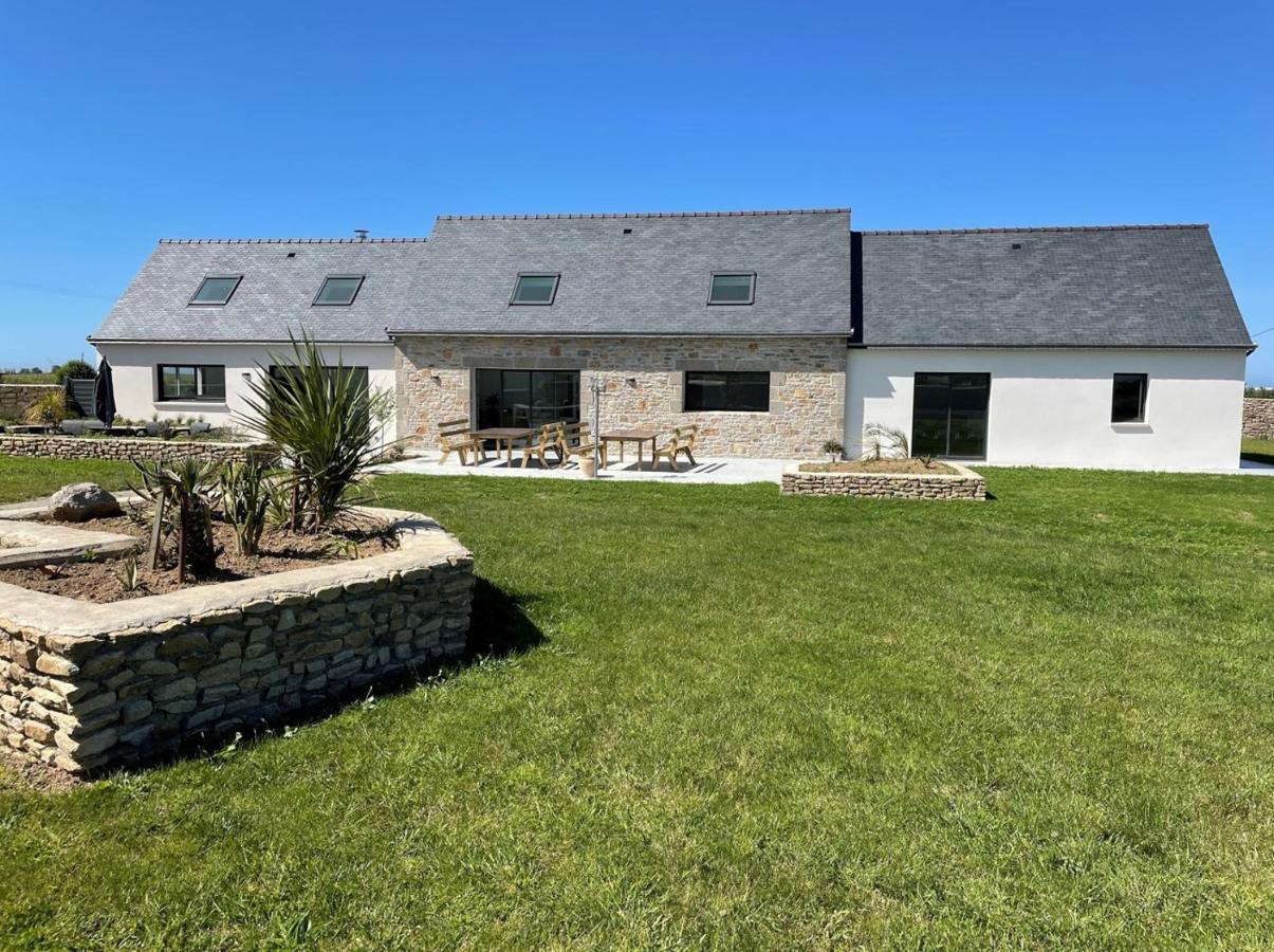 Ty Menez Heol - Magnifique Villa Avec Piscine Ploudalmézeau エクステリア 写真