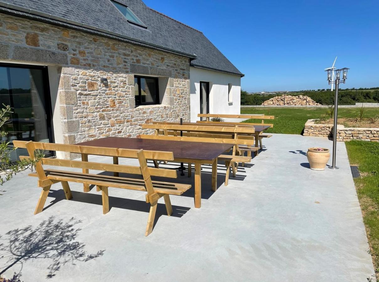 Ty Menez Heol - Magnifique Villa Avec Piscine Ploudalmézeau エクステリア 写真